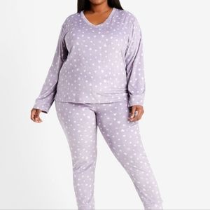 4x Plus Size Pajama Set